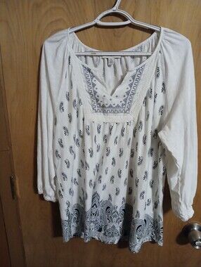 Vintage XAmerica White Tunic 2009 ( Inv# )